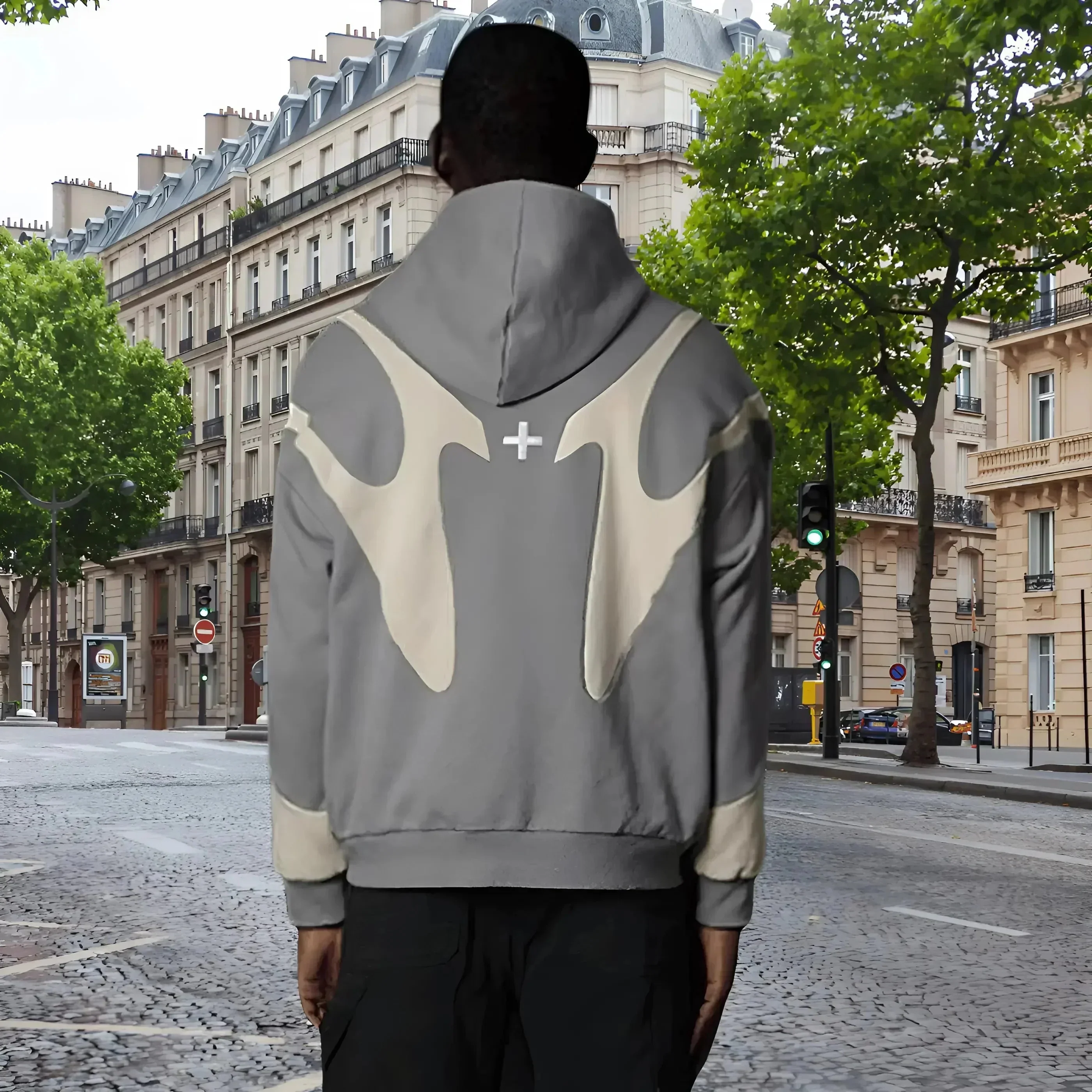 AbstractVibe Hoodie – Unisex Kapuzenpullover mit modernem Design - Image 12