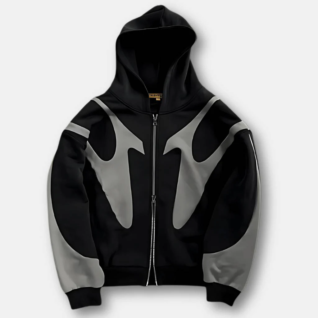 AbstractVibe Hoodie – Unisex Kapuzenpullover mit modernem Design - Image 3