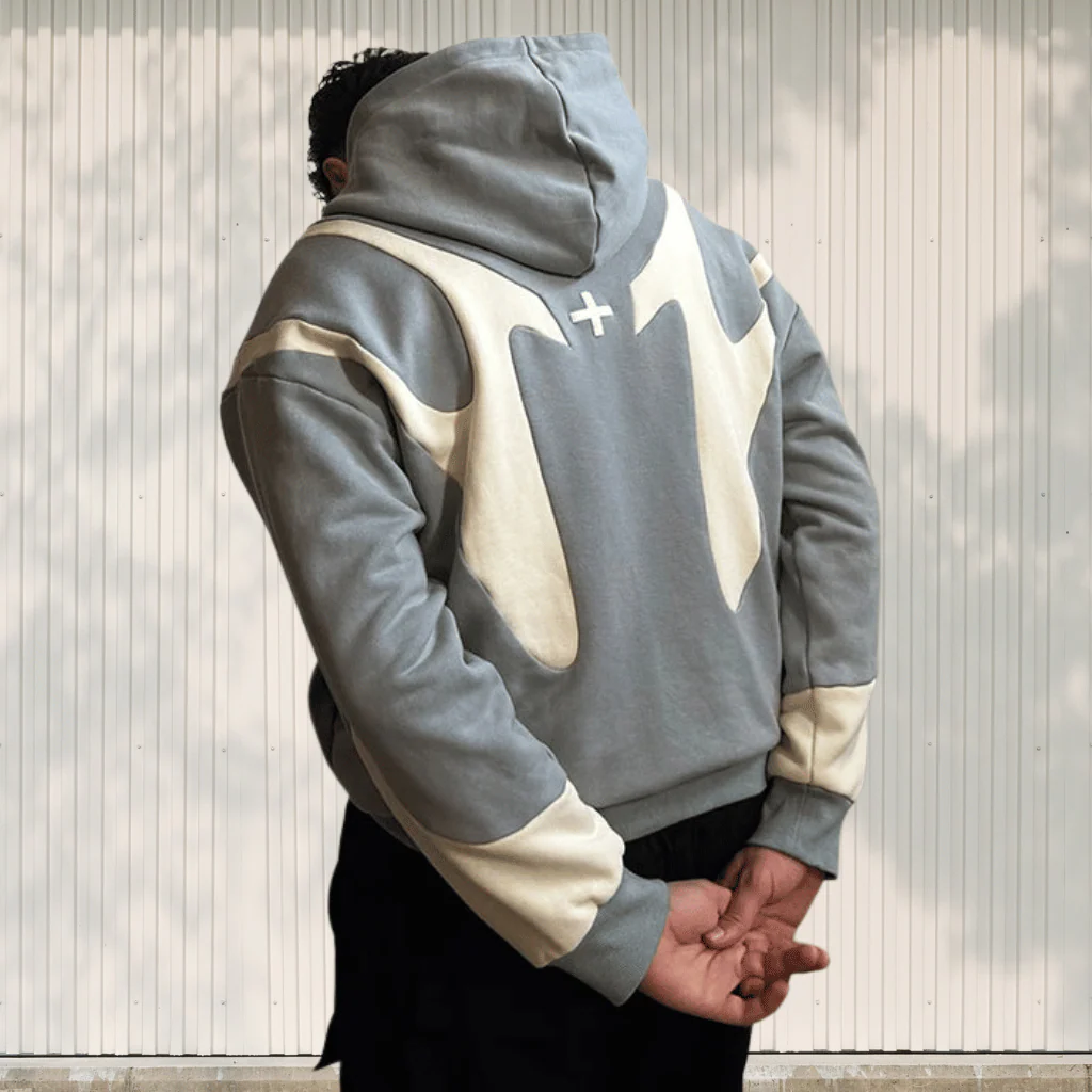 AbstractVibe Hoodie – Unisex Kapuzenpullover mit modernem Design - Image 4