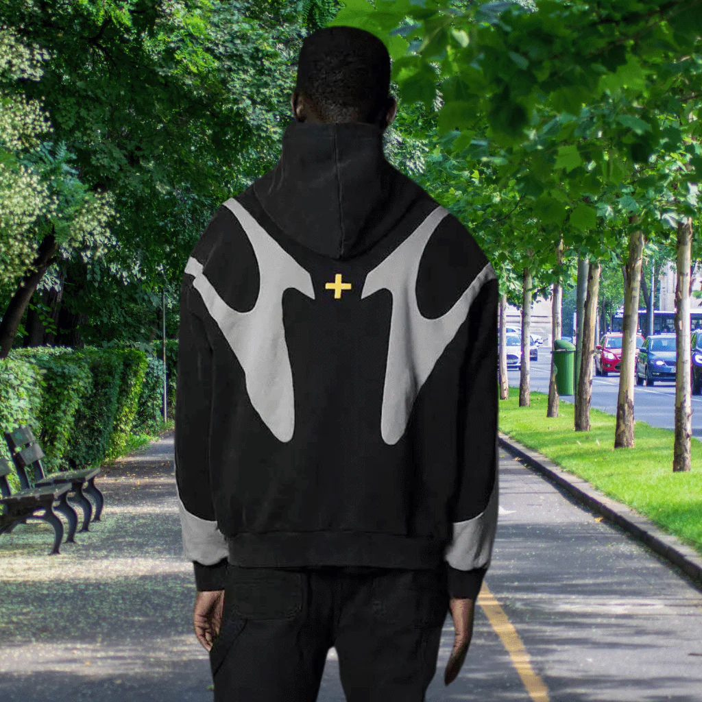 AbstractVibe Hoodie – Unisex Kapuzenpullover mit modernem Design - Image 9
