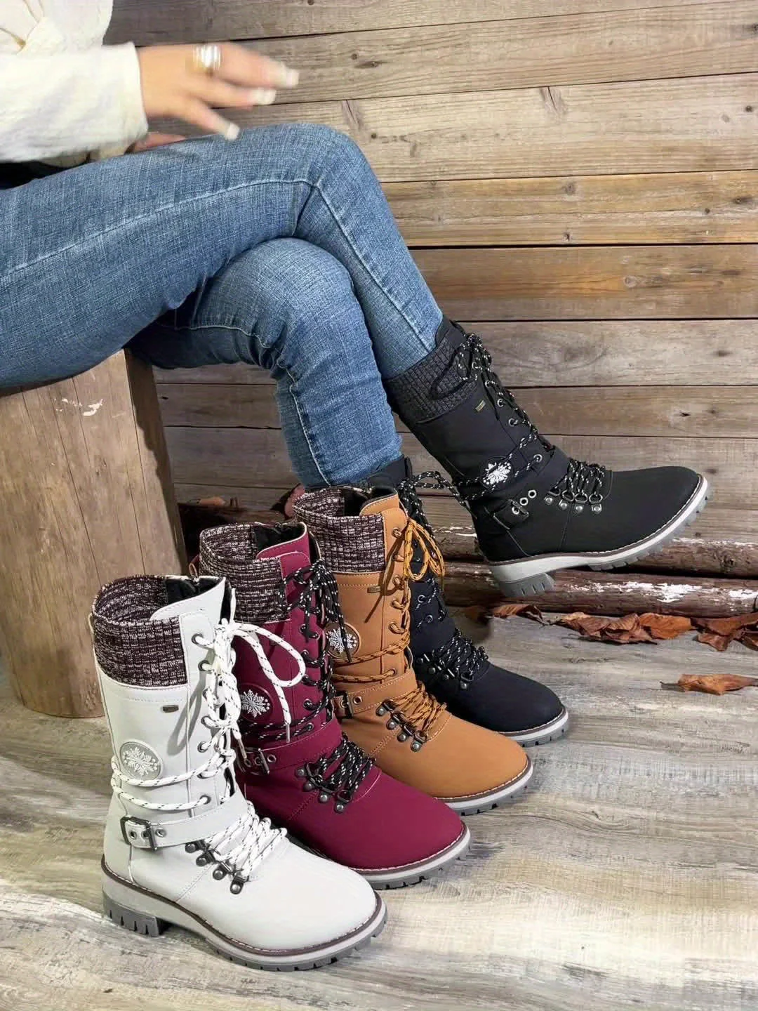 Arvella Knit Mid-Calf Boots – Praktische Stiefel für die kühleren Jahreszeiten - Image 13