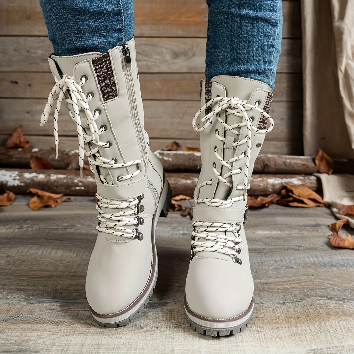 Arvella Knit Mid-Calf Boots – Praktische Stiefel für die kühleren Jahreszeiten - Image 6