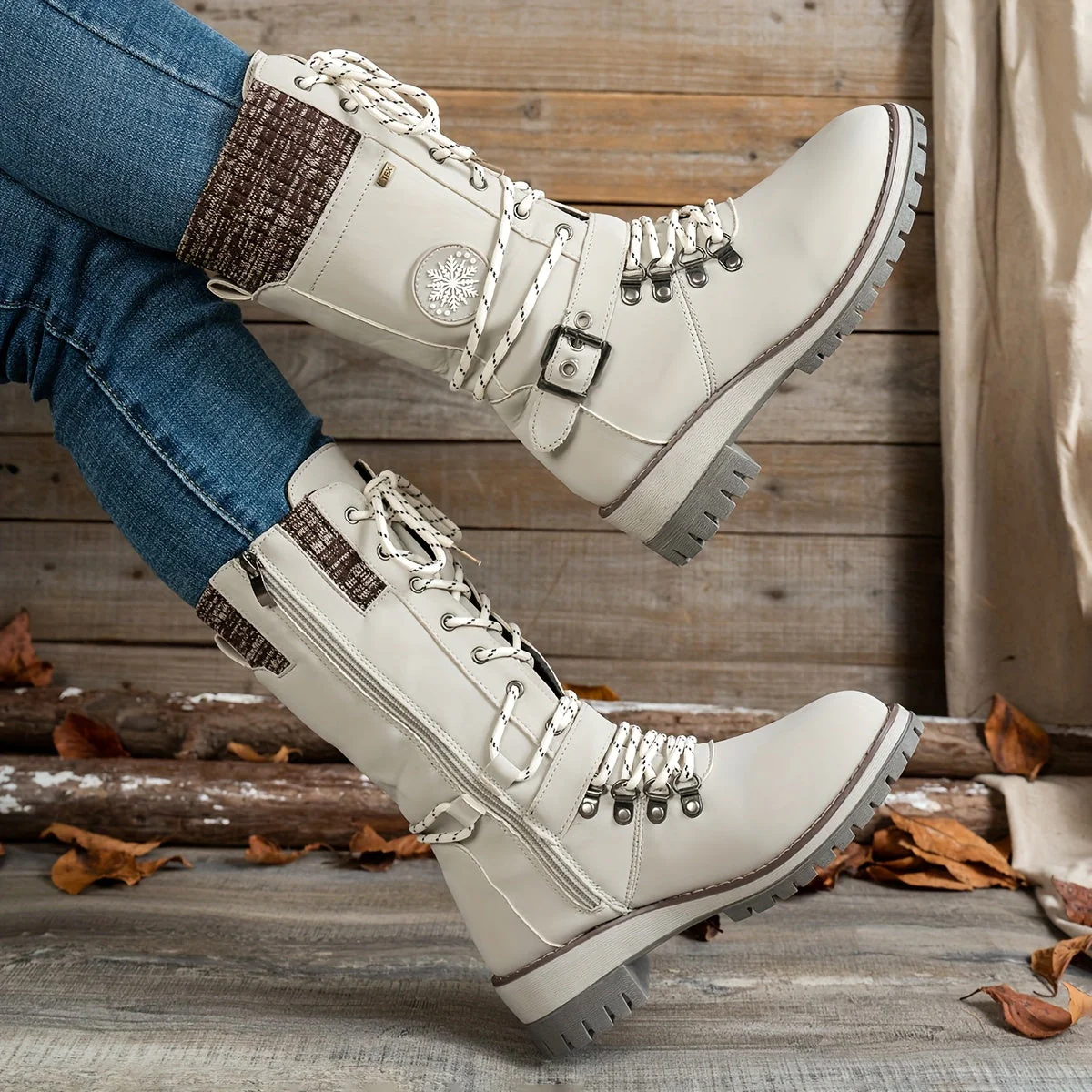 Arvella Knit Mid-Calf Boots – Praktische Stiefel für die kühleren Jahreszeiten - Image 9
