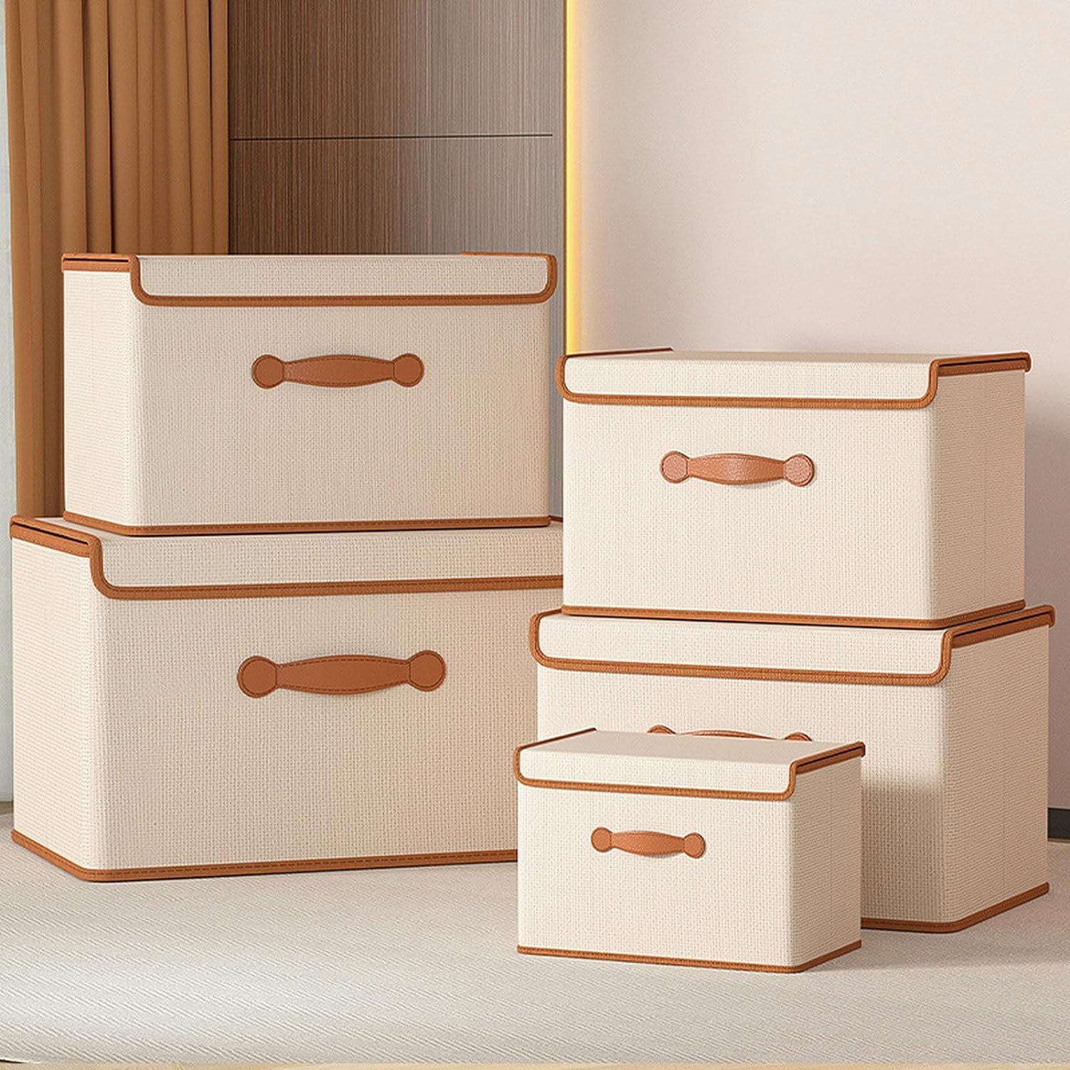 Aufbewahrungsbox mit Deckel für Kleidung und Spielzeug - Image 4