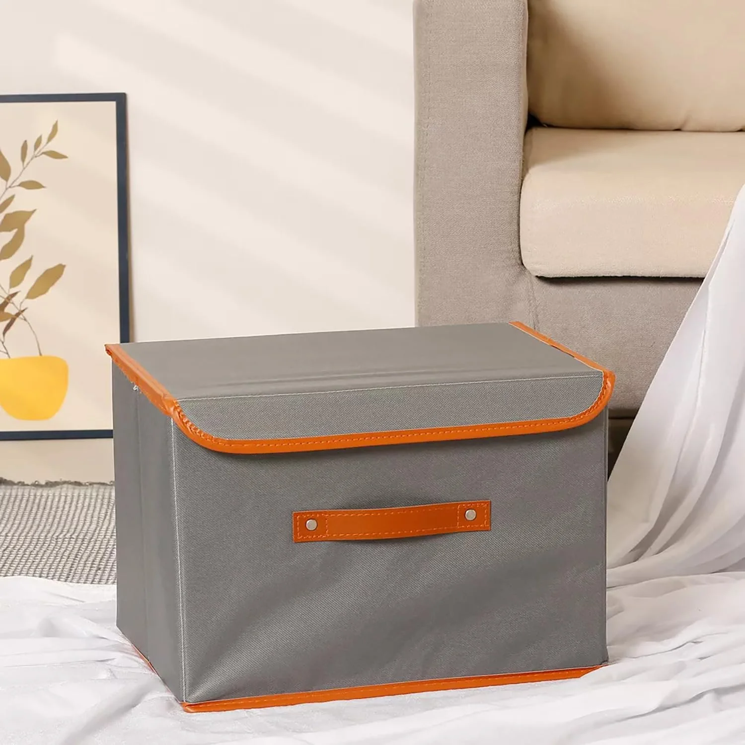 Aufbewahrungsbox mit Deckel für Kleidung und Spielzeug - Image 5