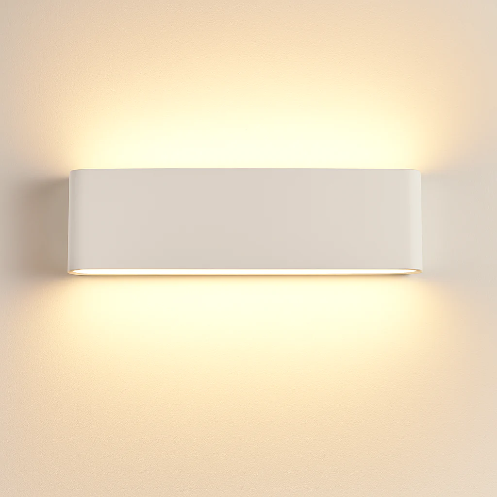 Avelin LED-Wandleuchte aus Aluminium und Glas - Image 10