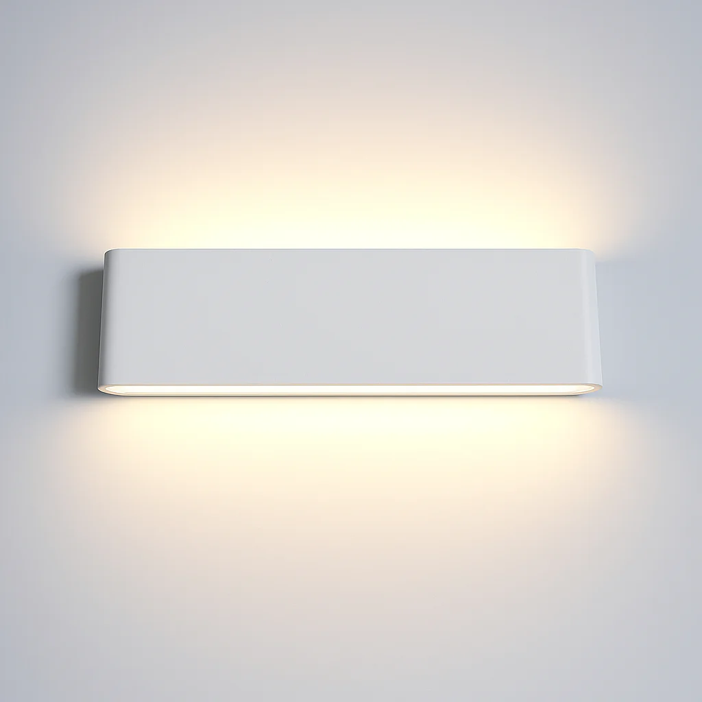Avelin LED-Wandleuchte aus Aluminium und Glas - Image 6