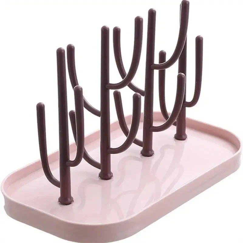 Baby Flaschen-Abtropfständer in Baumform – Staubgeschütztes Trockengestell - Image 8