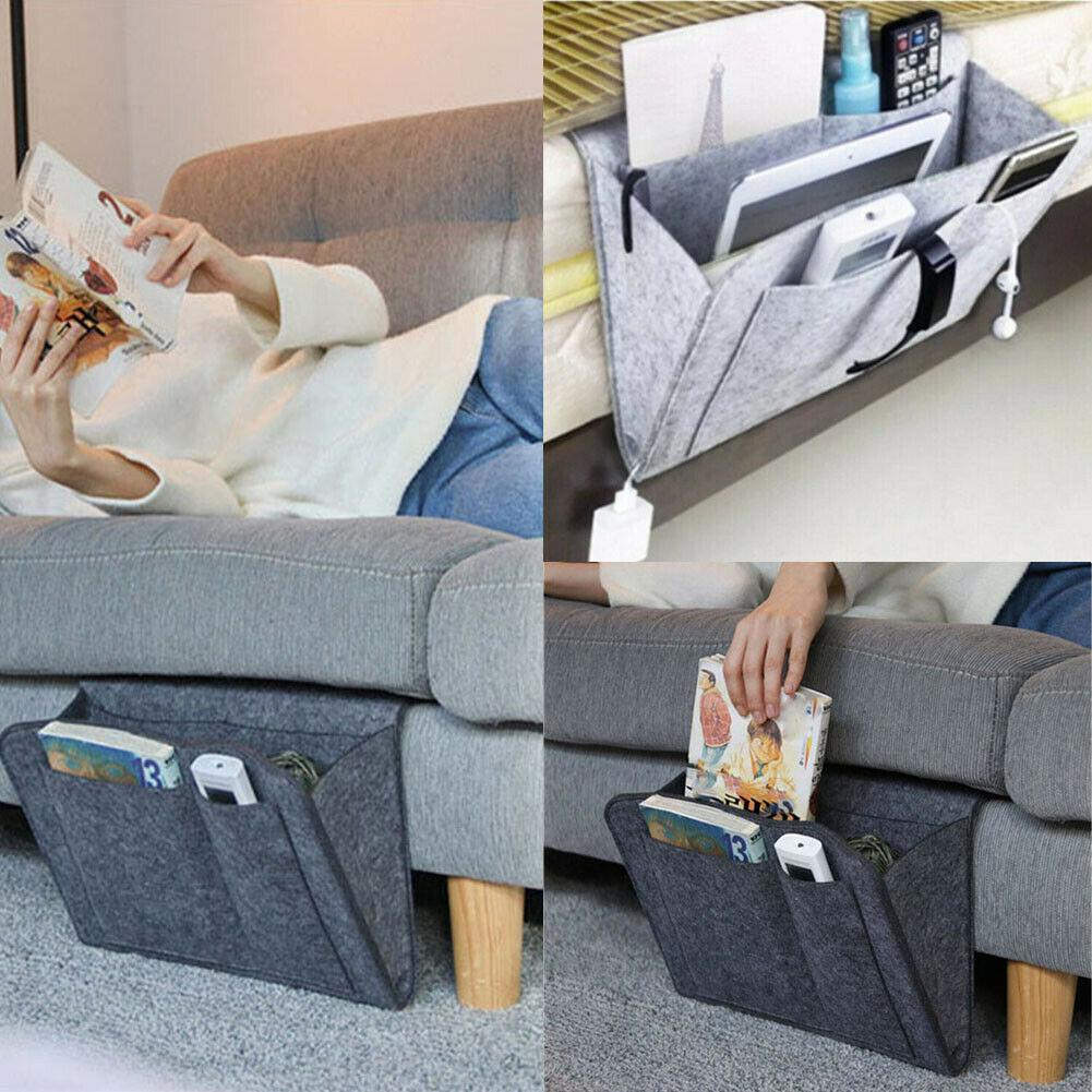Hängende Aufbewahrungstasche aus Filz für Bett, Sofa und Schreibtisch - Image 10