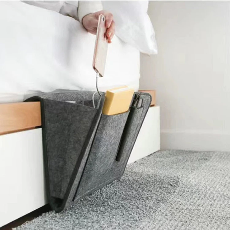 Hängende Aufbewahrungstasche aus Filz für Bett, Sofa und Schreibtisch - Image 11