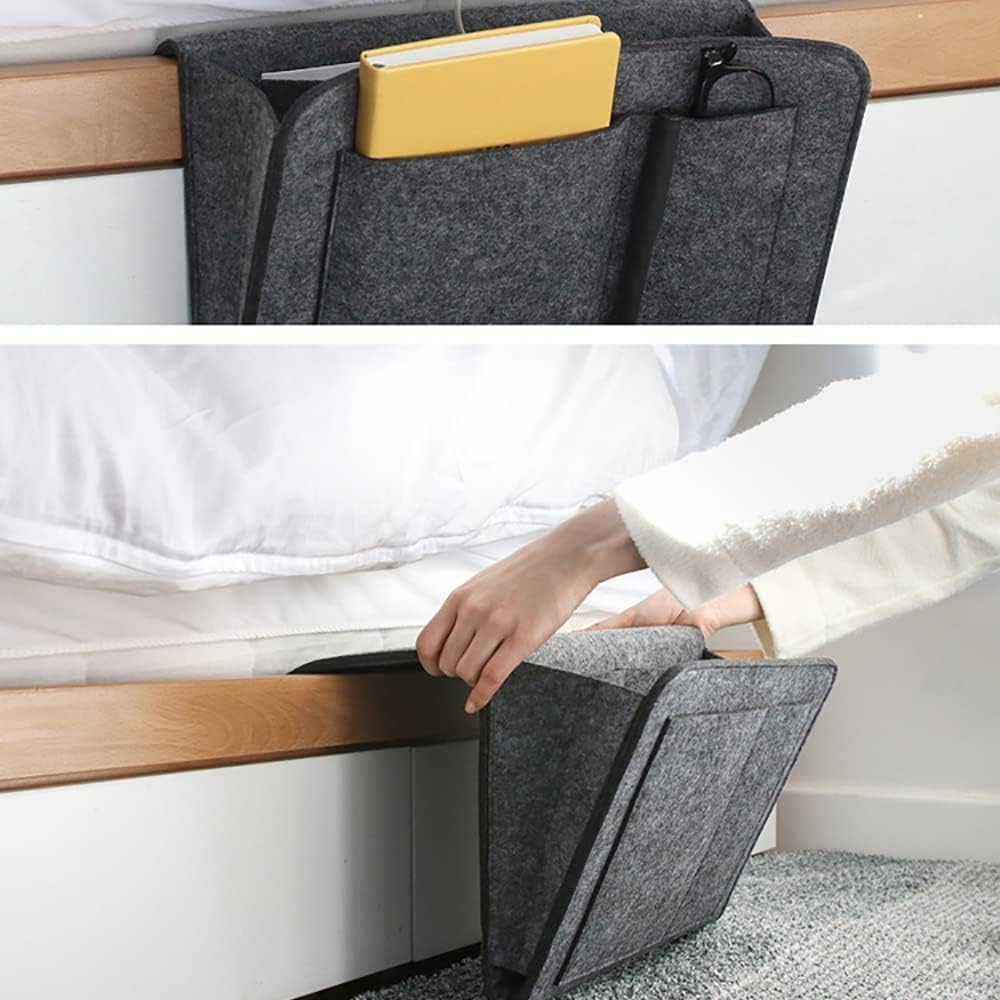 Hängende Aufbewahrungstasche aus Filz für Bett, Sofa und Schreibtisch - Image 8