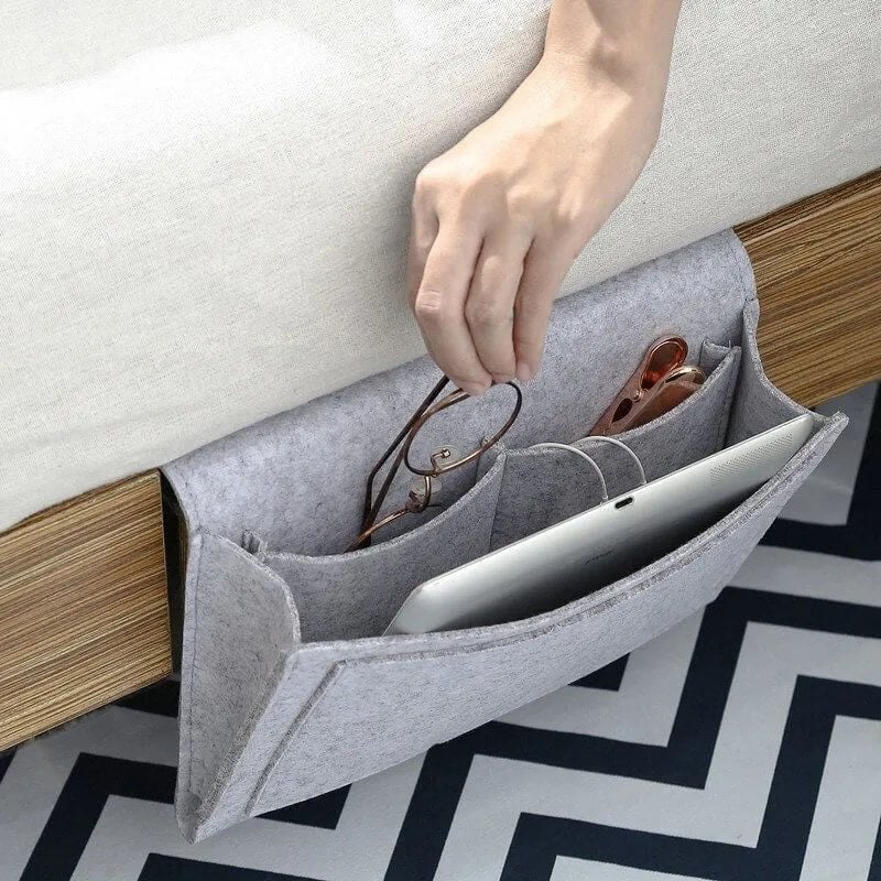 Hängende Aufbewahrungstasche aus Filz für Bett, Sofa und Schreibtisch - Image 9