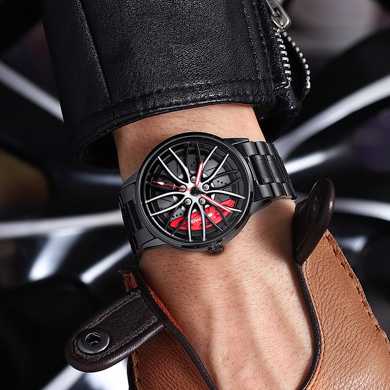 Herrenarmbanduhr mit motorsportinspiriertem Zifferblatt - Image 4