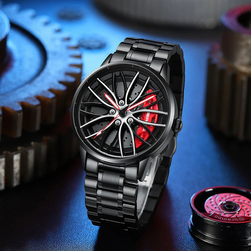 Herrenarmbanduhr mit motorsportinspiriertem Zifferblatt - Image 5