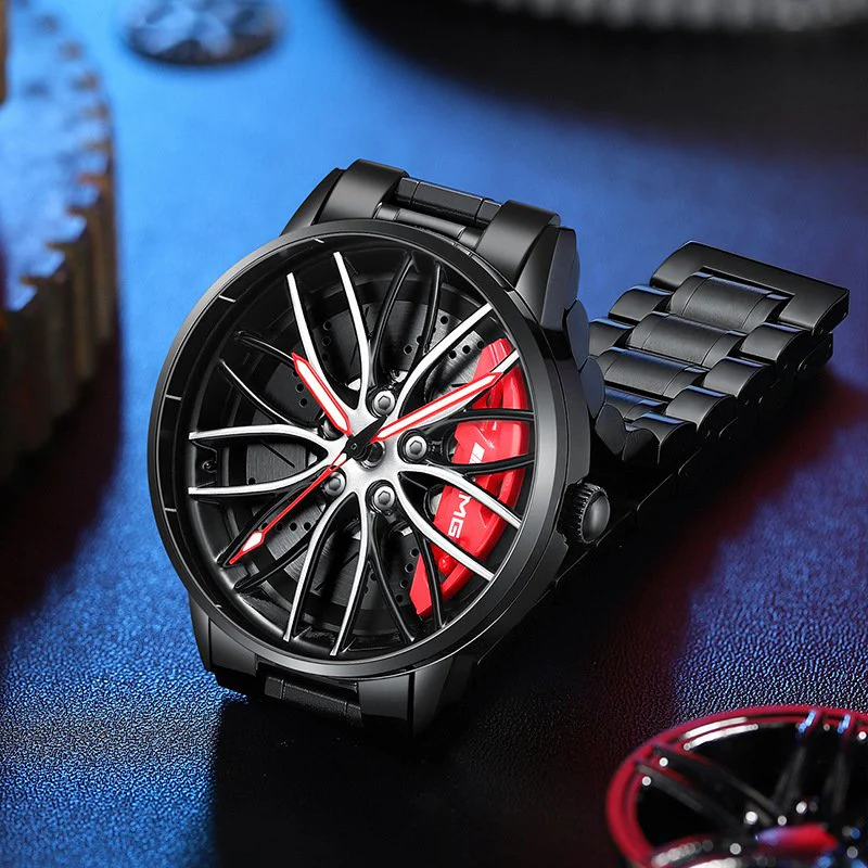 Herrenarmbanduhr mit motorsportinspiriertem Zifferblatt - Image 6