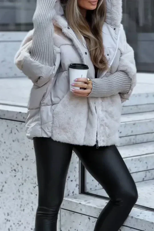 Inga Mantel – Winterjacke mit Kapuze und leichter Isolierung - Image 13