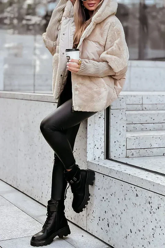 Inga Mantel – Winterjacke mit Kapuze und leichter Isolierung - Image 4