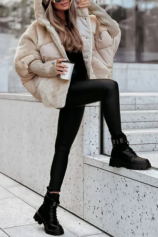 Inga Mantel – Winterjacke mit Kapuze und leichter Isolierung - Image 5