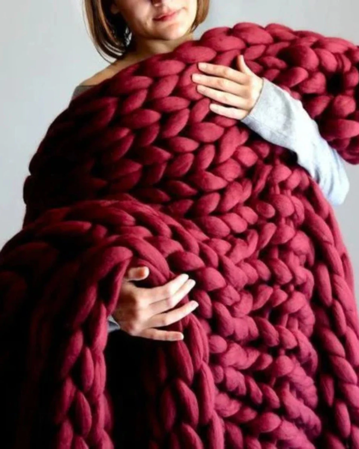 La Maille Majestueuse – Gestrickte Wohndecke für Sofa und Bett - Image 15