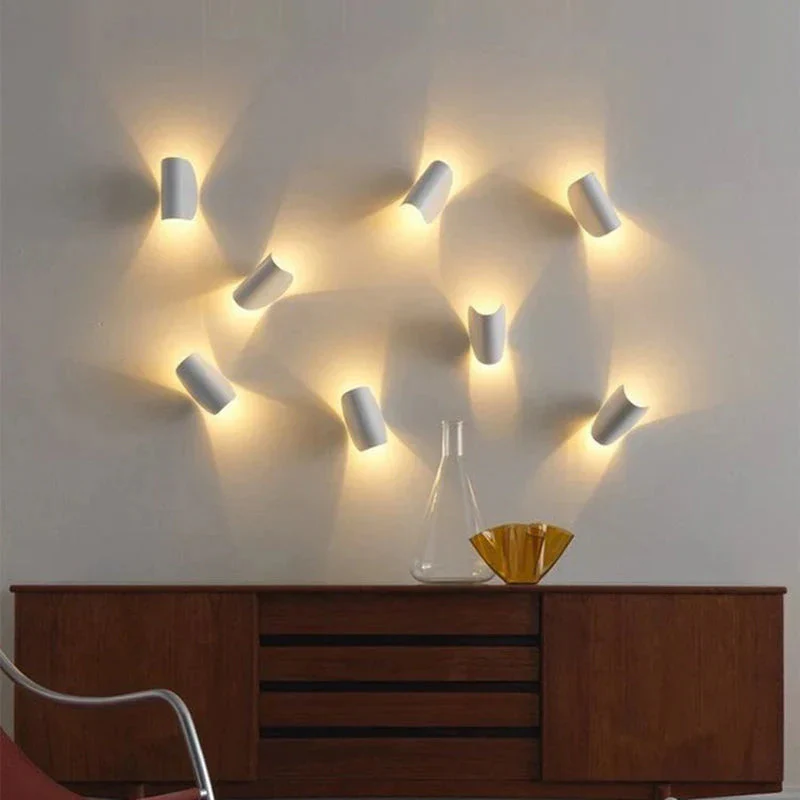 LumiGlow LED-Wandleuchte mit Farbwechsel und modernem Design - Image 9