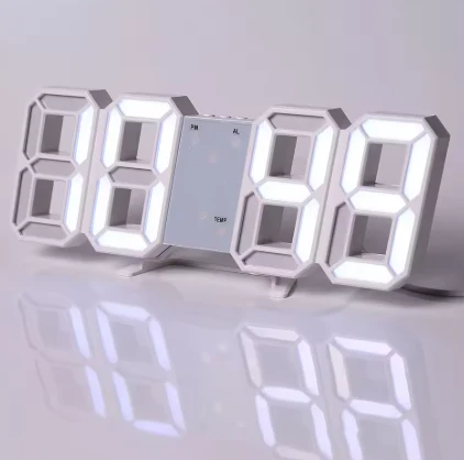 Luminora 3D LED Wanduhr – Dimmbar, modern, mit Fernbedienung - Image 10