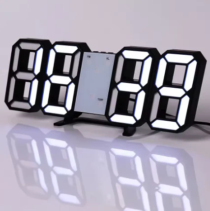 Luminora 3D LED Wanduhr – Dimmbar, modern, mit Fernbedienung - Image 11