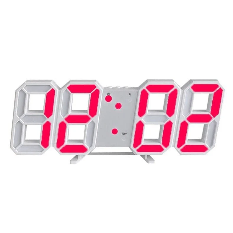 Luminora 3D LED Wanduhr – Dimmbar, modern, mit Fernbedienung - Image 7