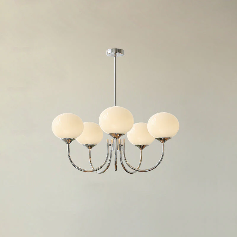Lumoria Deckenleuchte – Moderne Glaspendelleuchte mit sanftem Wellen-Design - Image 13