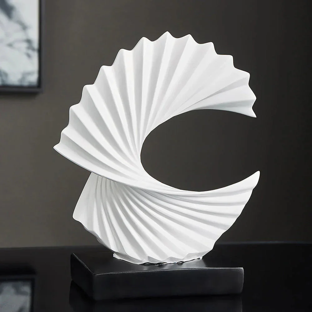Lunaro Halbmond Skulptur – Dekoration für Zuhause und Büro - Image 3