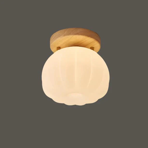 Lunora Deckenleuchte aus Glas und Holz - Image 10