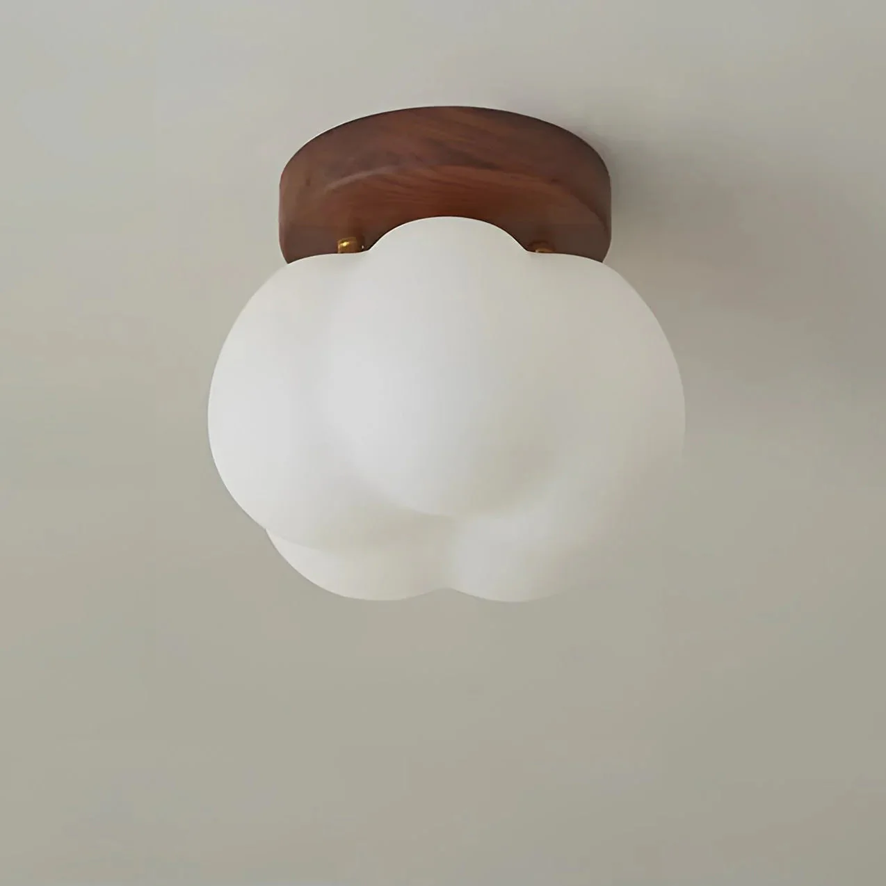 Lunora Deckenleuchte aus Glas und Holz - Image 8