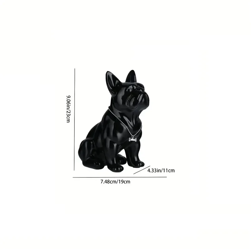Miro Skulptur – Französische Bulldogge aus Kunstharz - Image 7