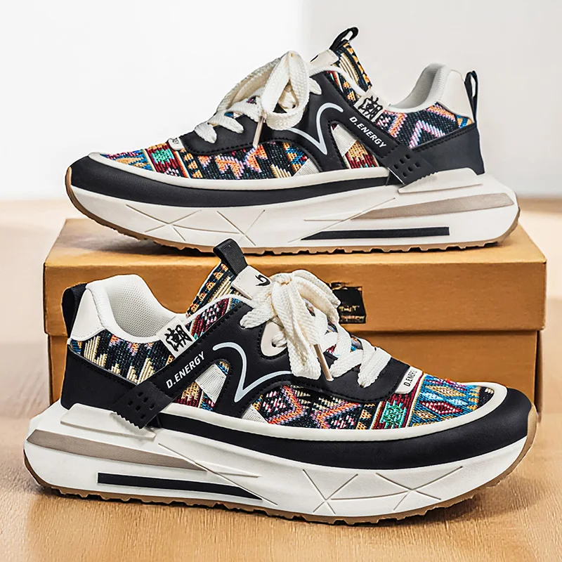 Neravio Sneaker mit Schnürung und profilierter Gummisohle - Image 3