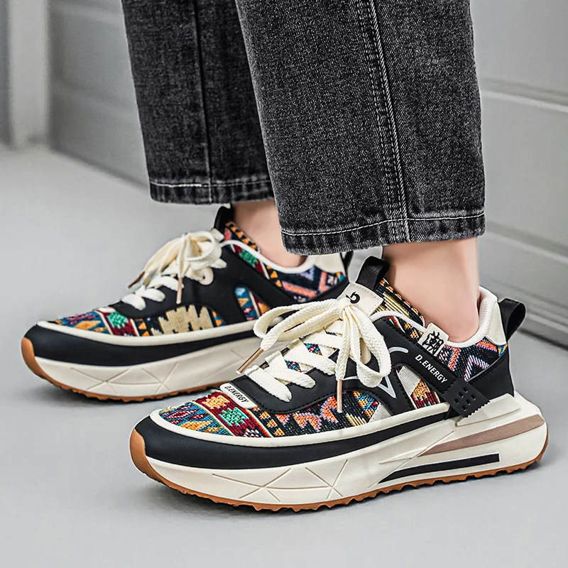 Neravio Sneaker mit Schnürung und profilierter Gummisohle - Image 7