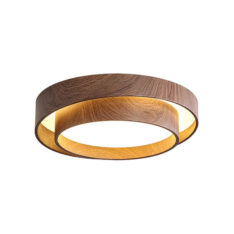Norvion LED-Deckenleuchte – Flache Deckenlampe mit Holzoptik - Image 10