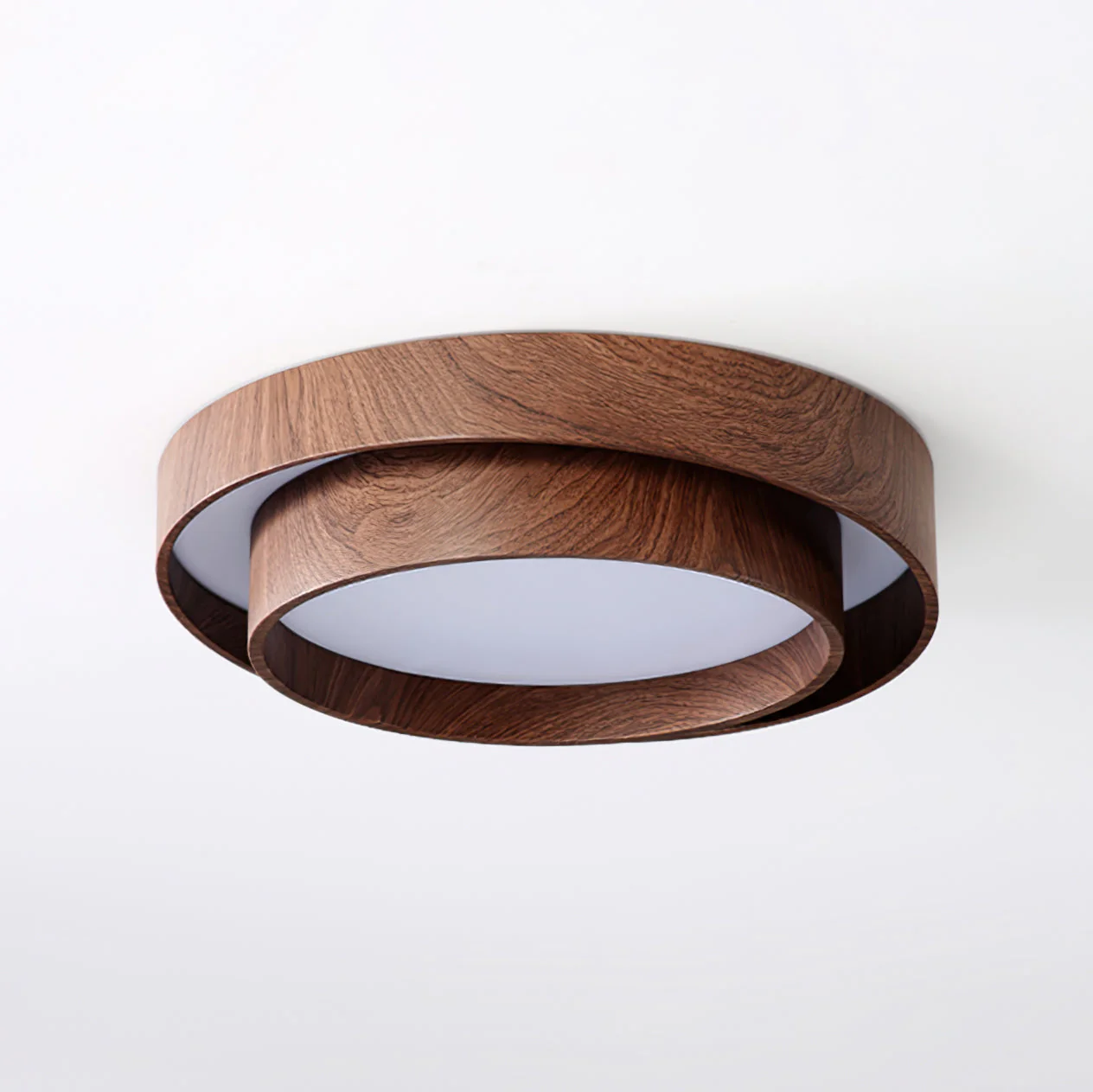 Norvion LED-Deckenleuchte – Flache Deckenlampe mit Holzoptik - Image 3