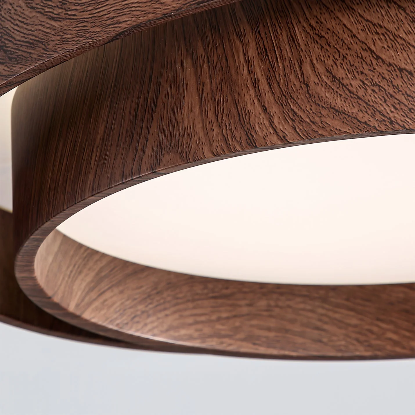 Norvion LED-Deckenleuchte – Flache Deckenlampe mit Holzoptik - Image 4