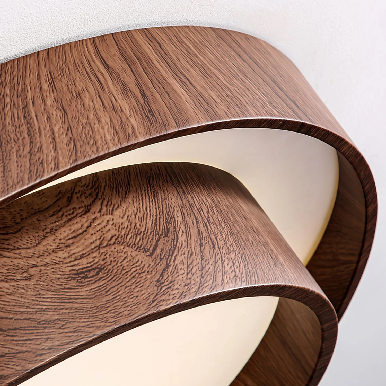 Norvion LED-Deckenleuchte – Flache Deckenlampe mit Holzoptik - Image 5