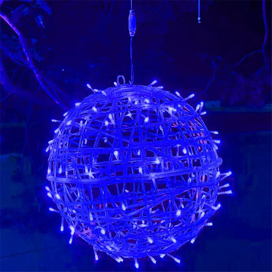Rattina LED-Kugelgirlande – Lichterkette mit Rattankugeln für Innen- und Außenbereiche - Image 10