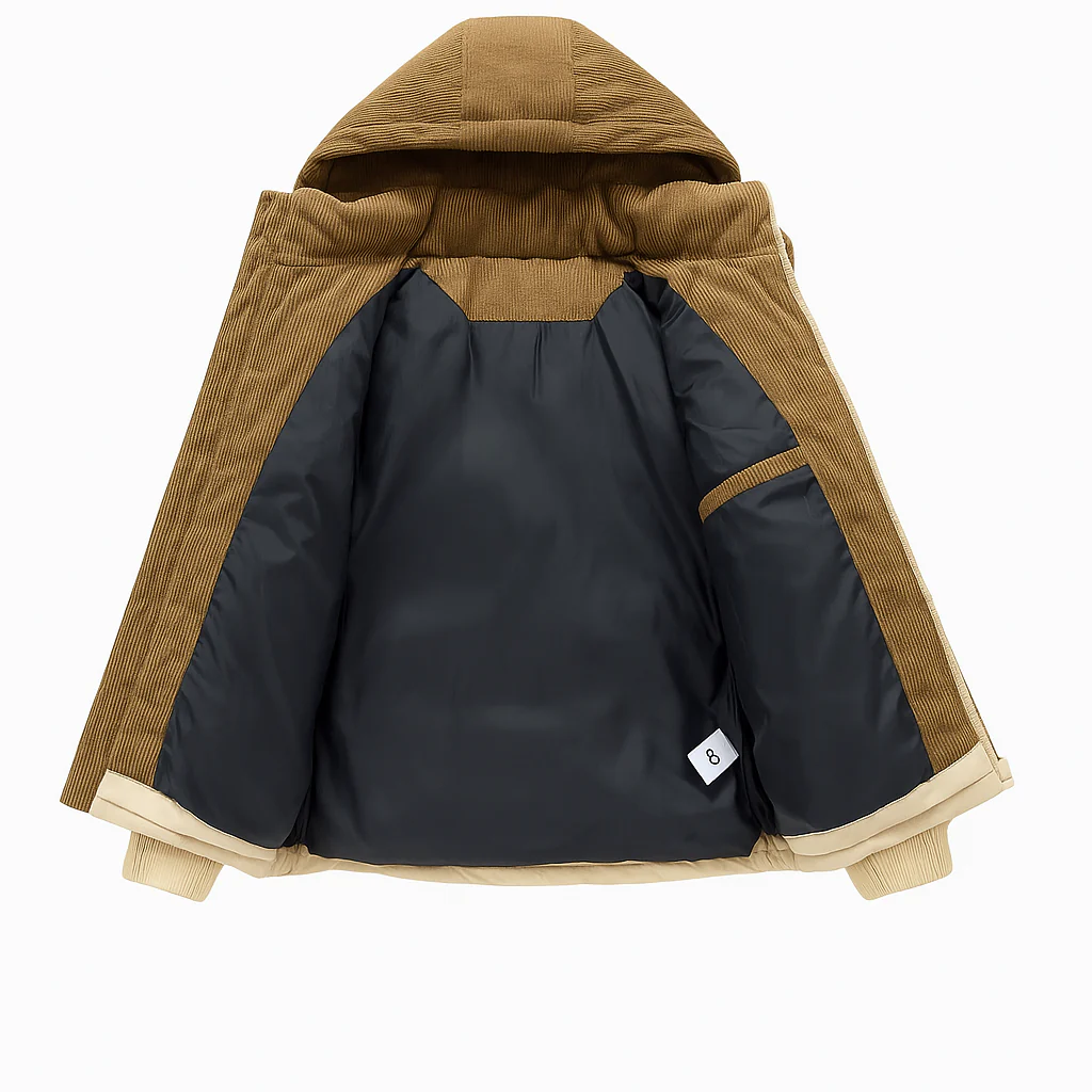 Ronan gesteppte Herrenjacke mit Reißverschluss - Image 3