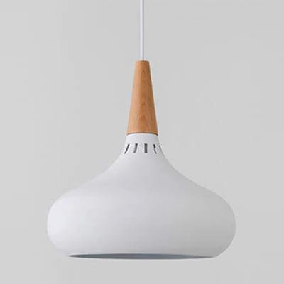 Serina LED-Pendelleuchte aus Holz und Aluminium - Image 9