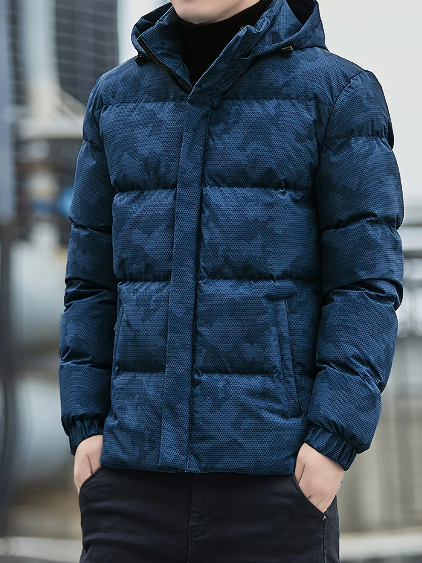 Torvexo Jacke mit Kapuze und Reißverschluss – Langarm Freizeitjacke mit Taschen - Image 3