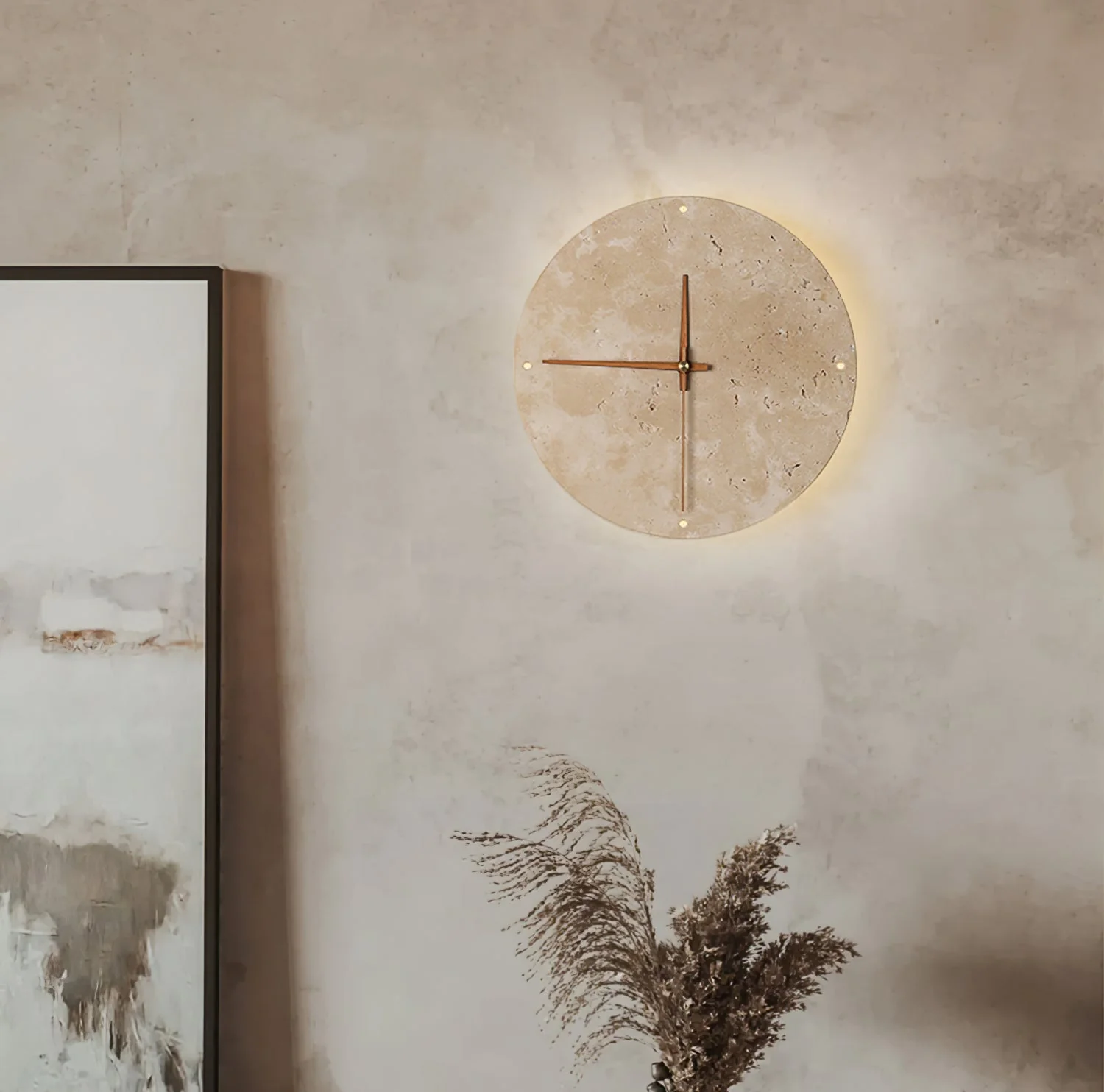 Travura Wandleuchte aus Travertin – Mit integriertem LED-Licht - Image 4