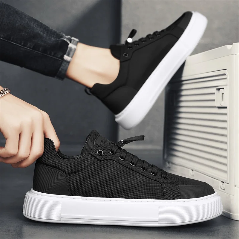 Varento Sneaker mit Schnürung und profilierter Gummisohle – Freizeitschuh mit Textiloberfläch - Image 7