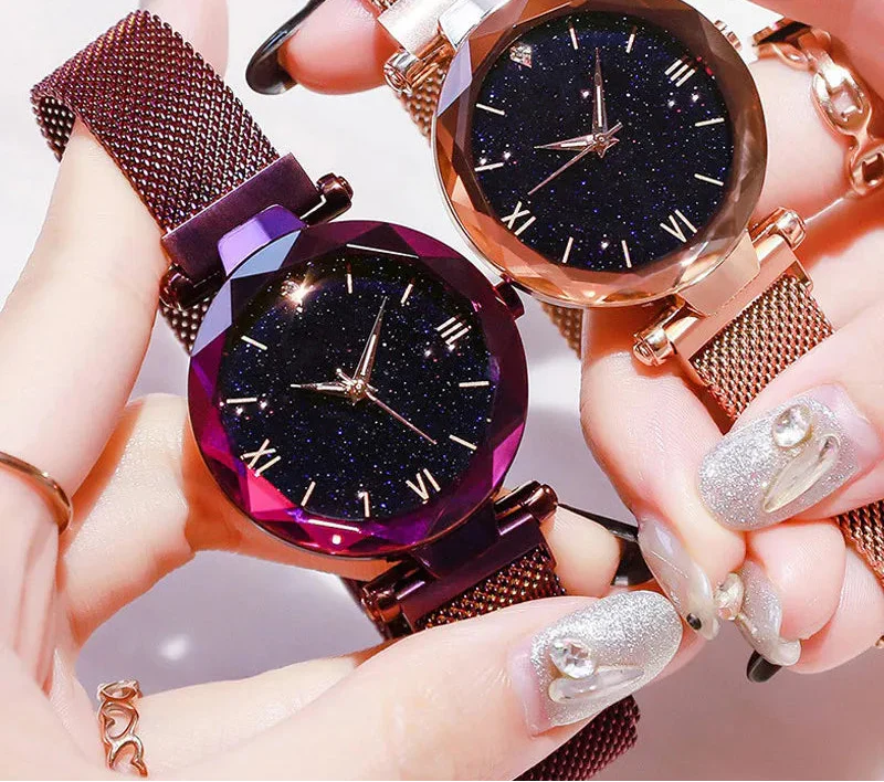 Velara Damenarmbanduhr – Uhr mit Sternenhimmel-inspiriertem Zifferblatt - Image 8