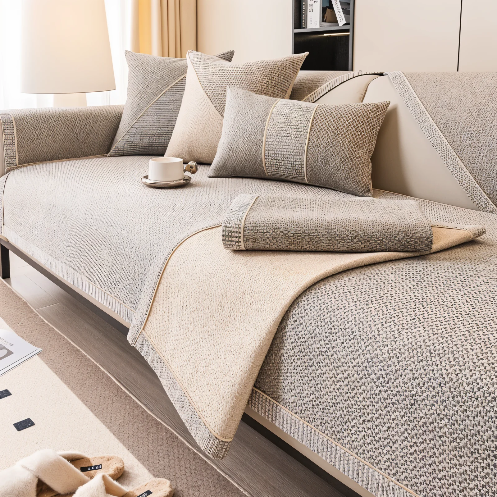 Velora Sofaüberzug aus Baumwollmischgewebe – Schutz für Polstermöbel - Image 3
