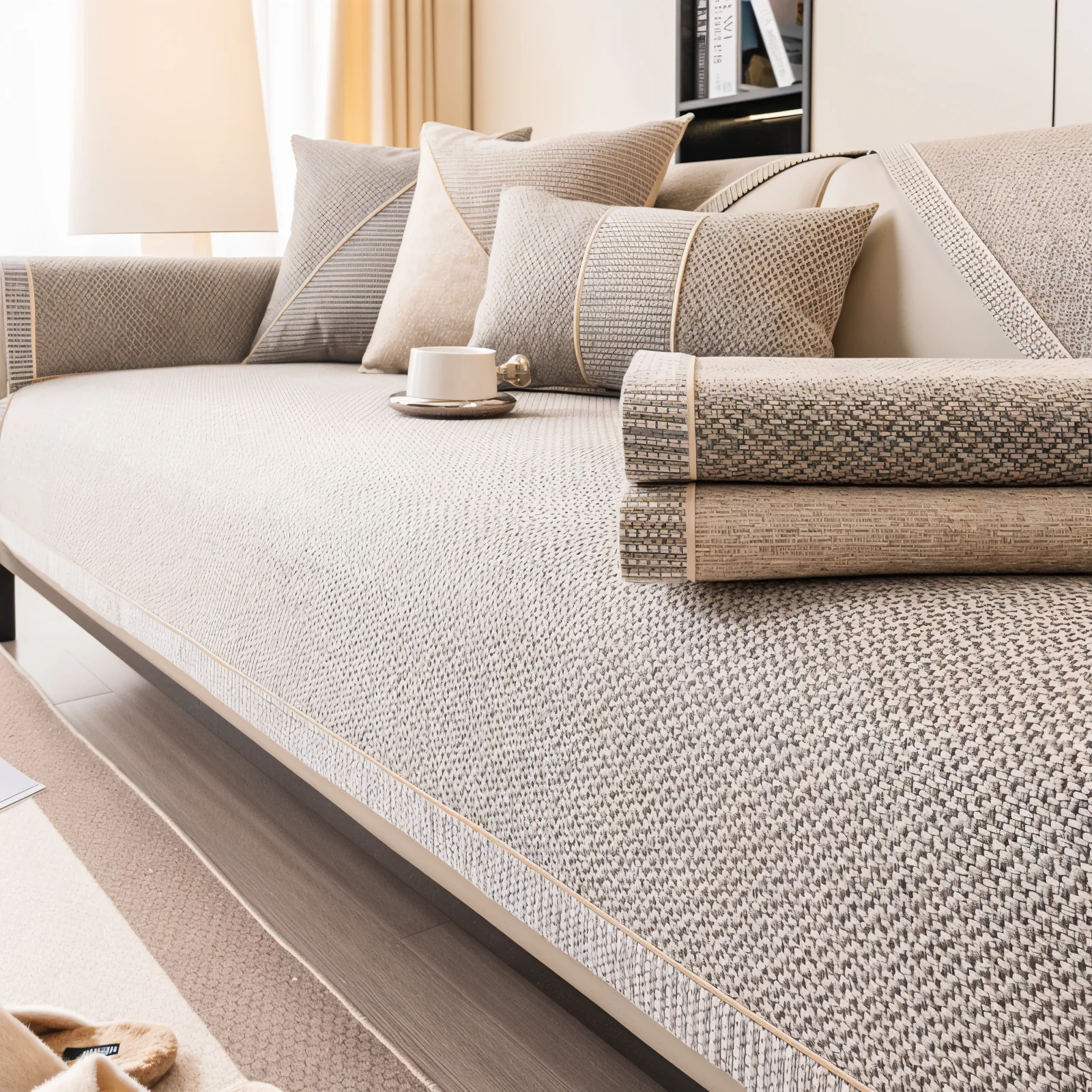 Velora Sofaüberzug aus Baumwollmischgewebe – Schutz für Polstermöbel - Image 4