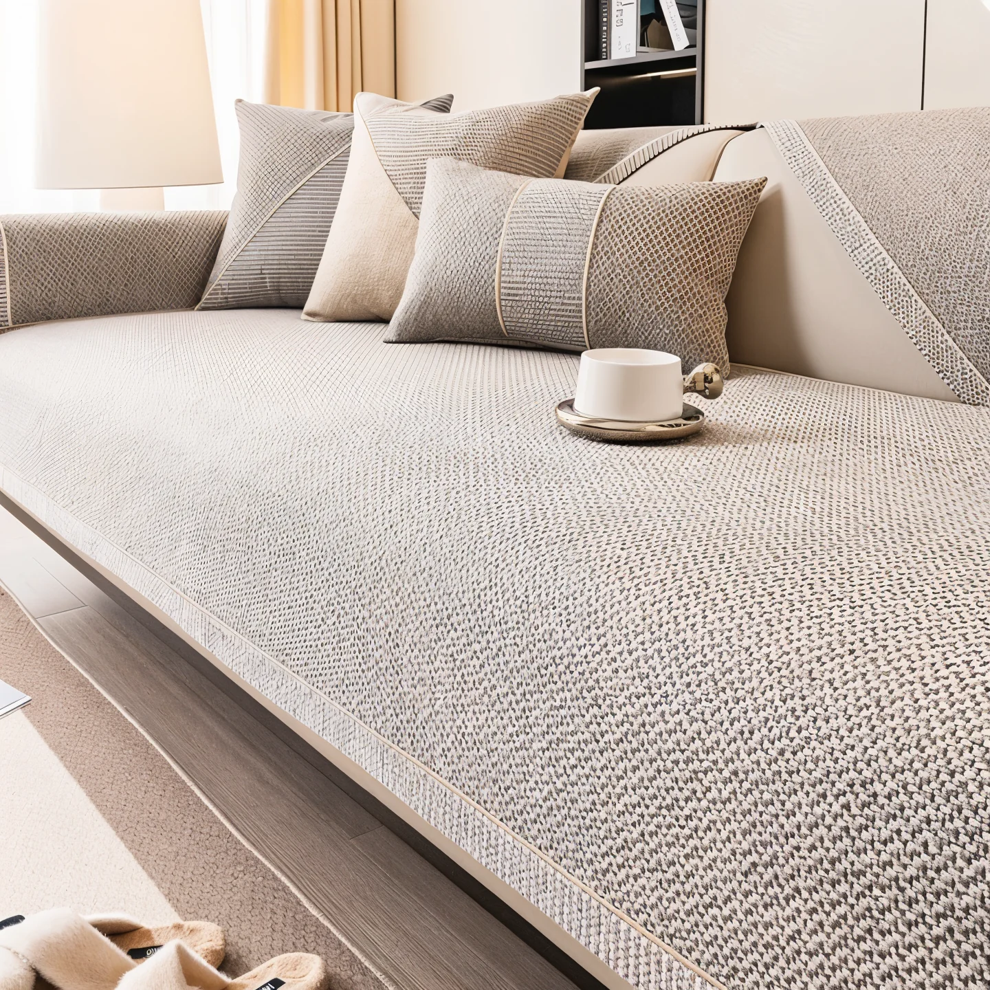 Velora Sofaüberzug aus Baumwollmischgewebe – Schutz für Polstermöbel - Image 5