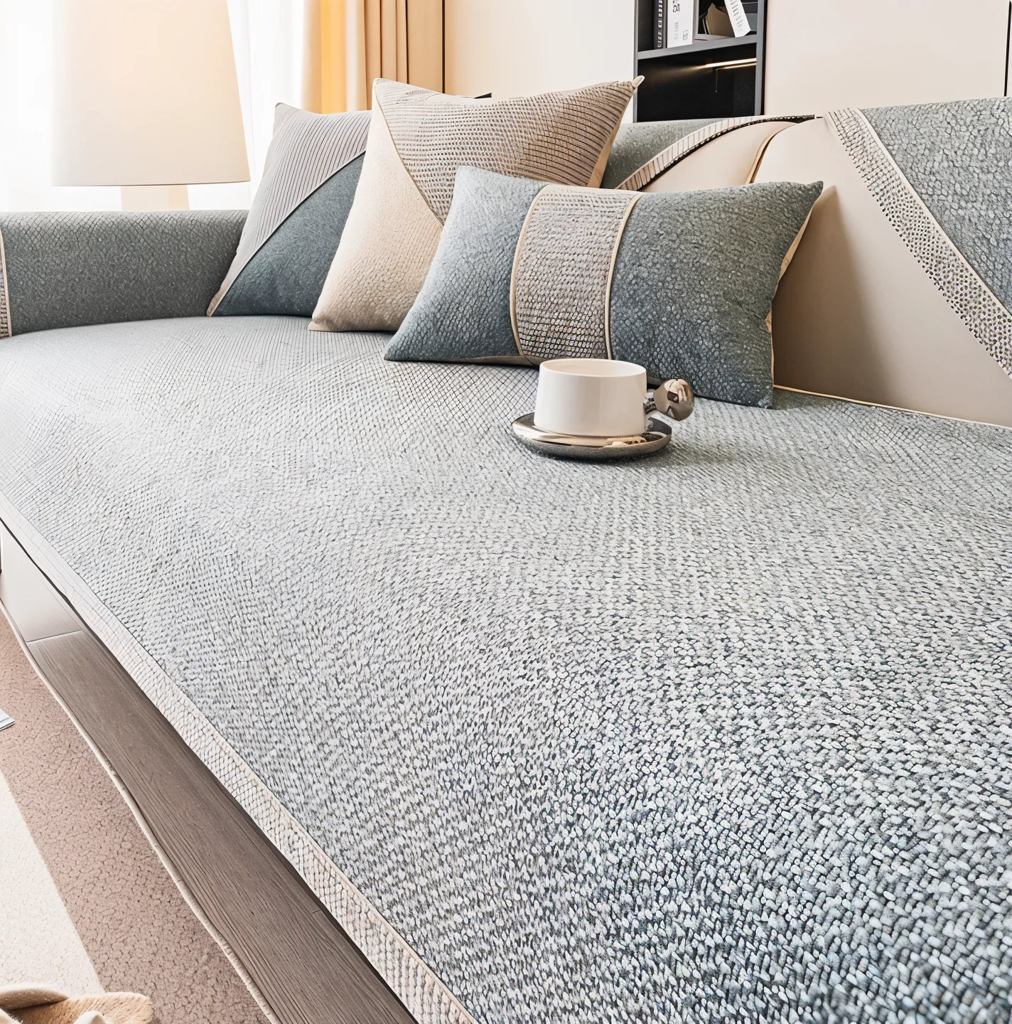 Velora Sofaüberzug aus Baumwollmischgewebe – Schutz für Polstermöbel - Image 6