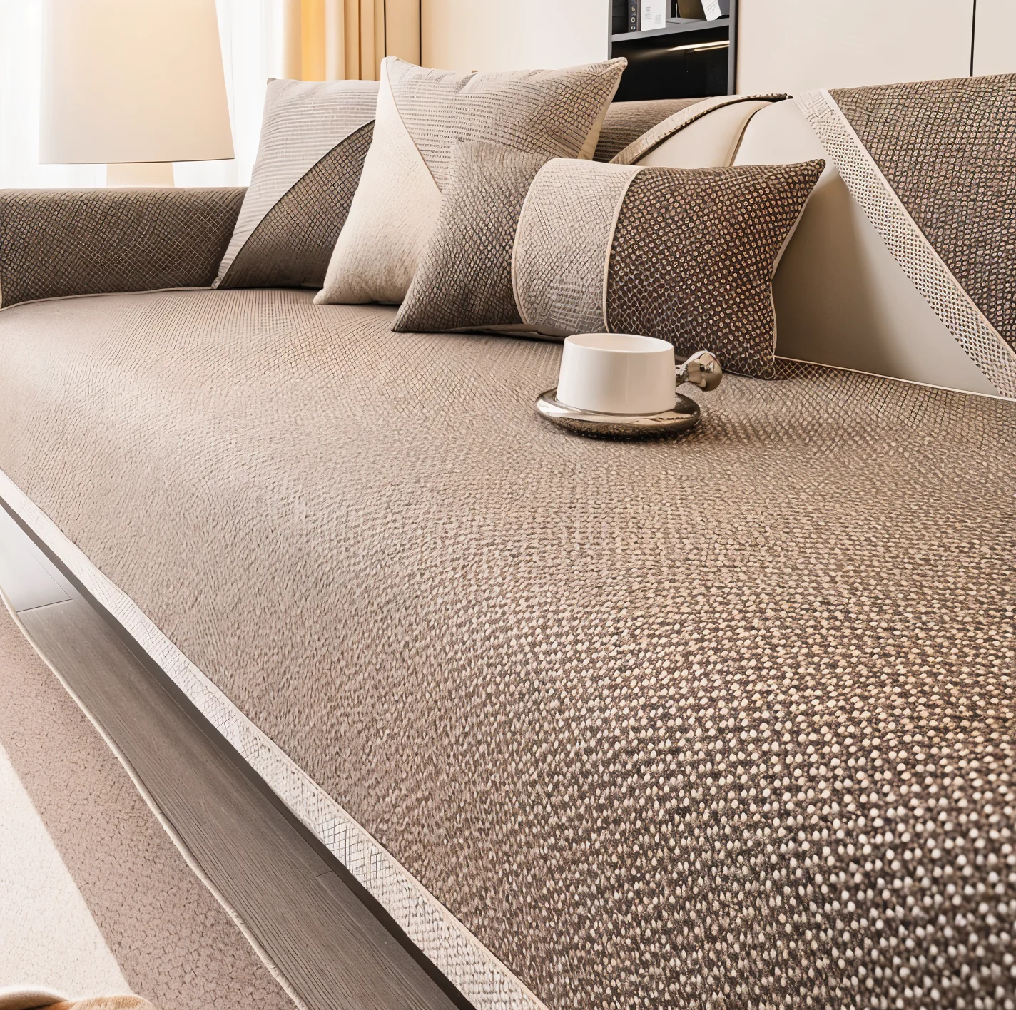 Velora Sofaüberzug aus Baumwollmischgewebe – Schutz für Polstermöbel - Image 9